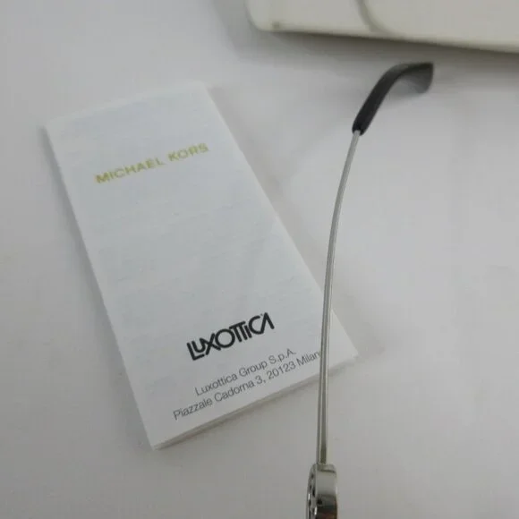 Michael Kors Courmayeur Black Silver Optical MK8003 3005 53-17-135 Eyeglasses - Picture 9 of 10